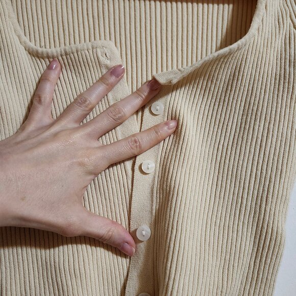 Beige / Cream Cardigan - Picture 4 of 6